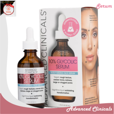 Advanced Clinicals 10% Glycolic Retexturizing Face Serum