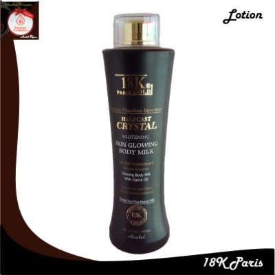 18K Half Cast Crystal Skin Glowing Body Milk