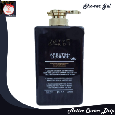 Active Caviar Drip Arbutin + Licorice Exfoliating Shower Gel Ph5.5