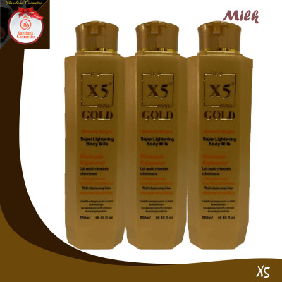 X5 Gold Super Lightening Body Milk