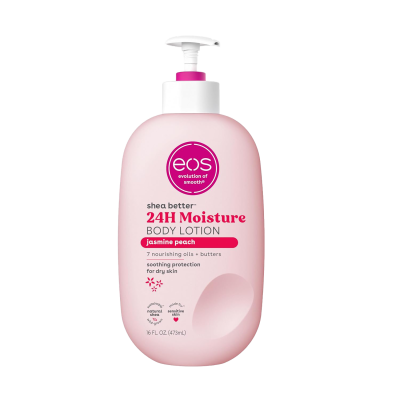 eos Shea Better 24H Moisture Body Lotion - Jasmine Peach