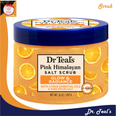 Dr. Teal's Vitamin C Pink Himalayan Salt Scrub - Glow & Radiance