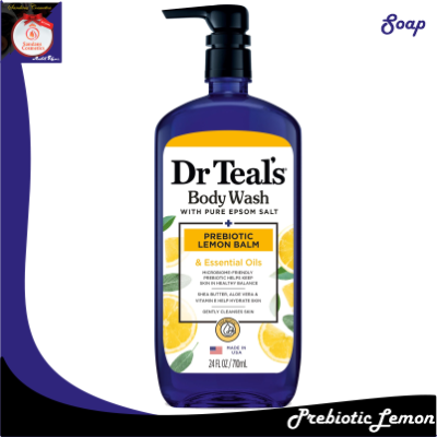 Dr. Teal's Prebiotic Lemon Balm Body Wash